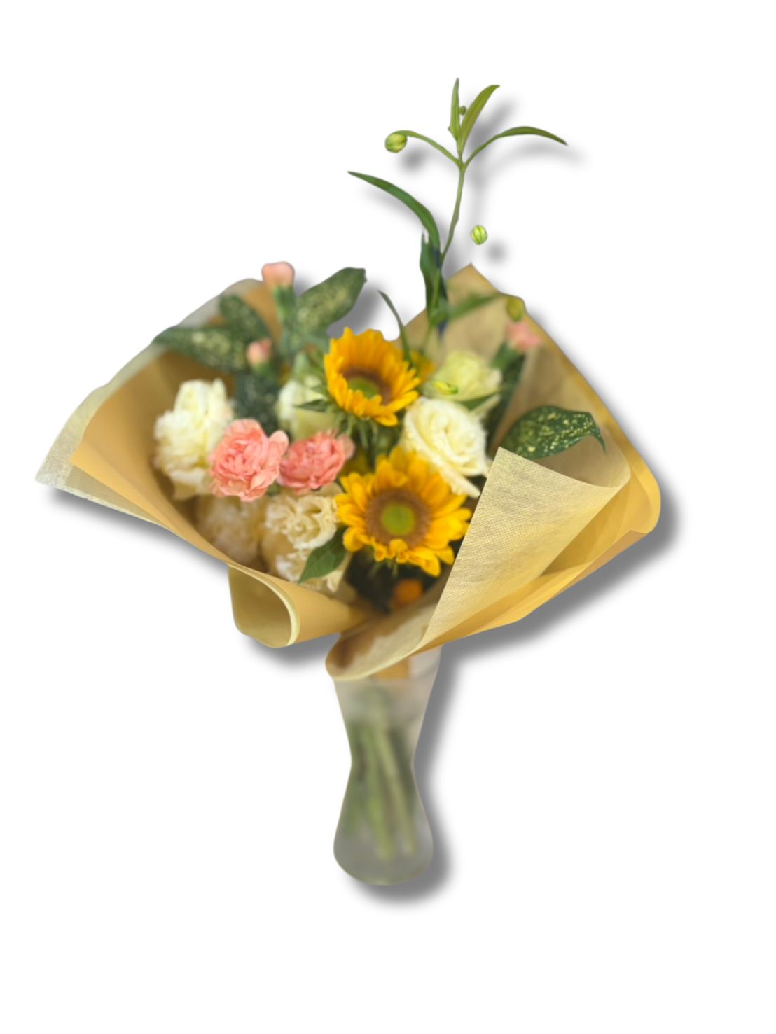 ひまわりの花束