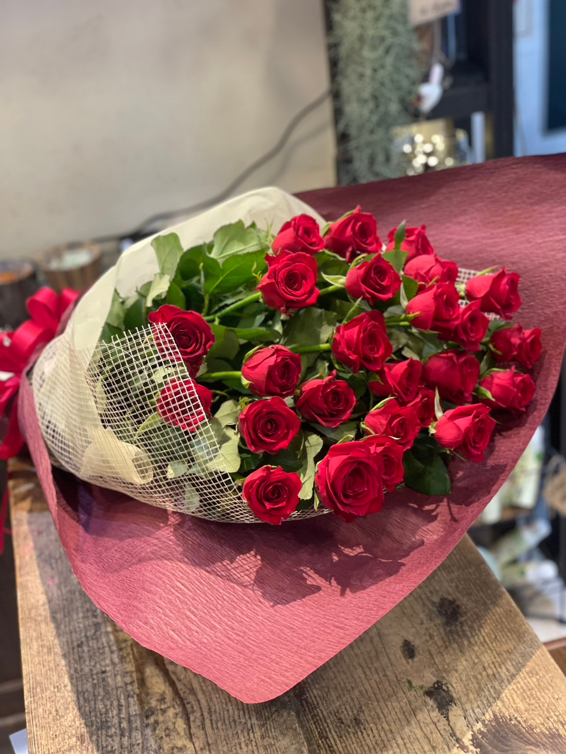 バラの花束